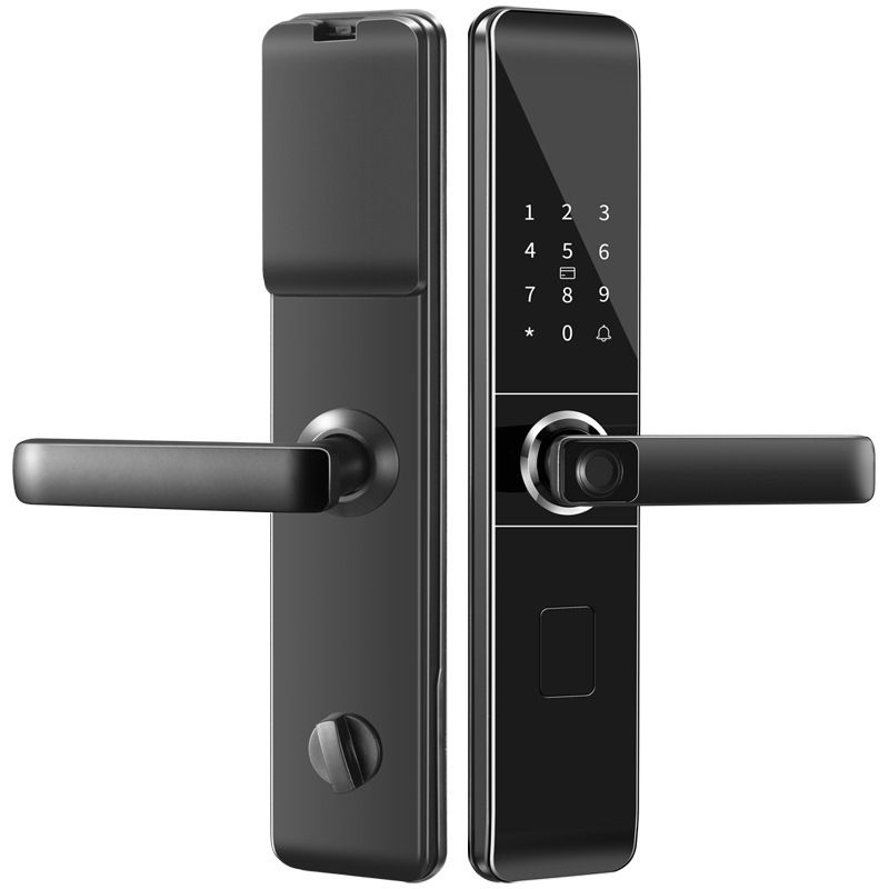 Elektronisk Smart Dørlås Biometrisk Fingeraftryk Elegant Design til Nøglefri Adgang og Hjemmesikkerhed
