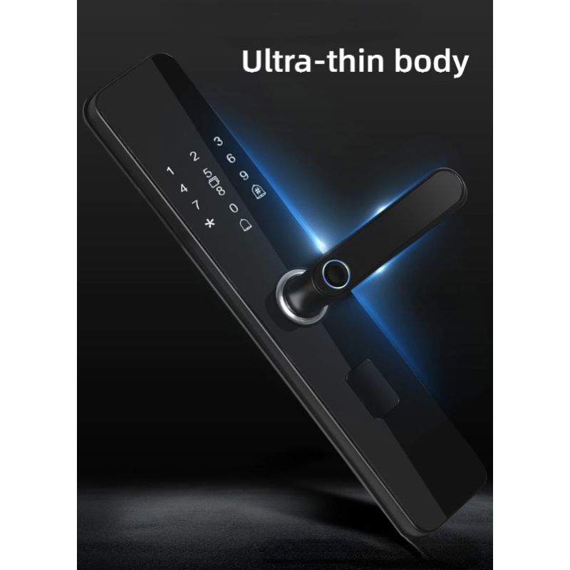 Elektronisk Smart Dørlås Biometrisk Fingeraftryk Elegant Design til Nøglefri Adgang og Hjemmesikkerhed