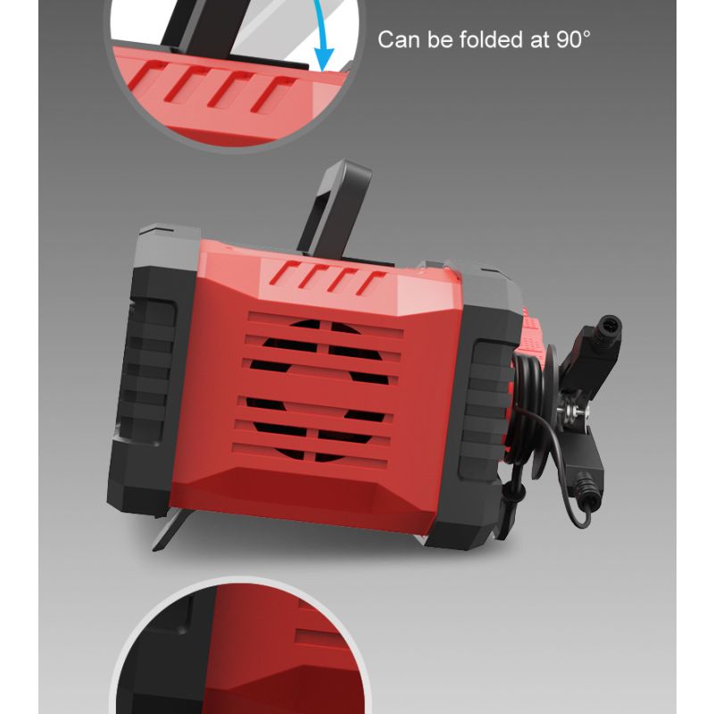 FOXSUR 20A bærbar bilbatterioplader 7-trins opladning 12V 24V AGM LiFePO4 multi-batteri kompatibilitet