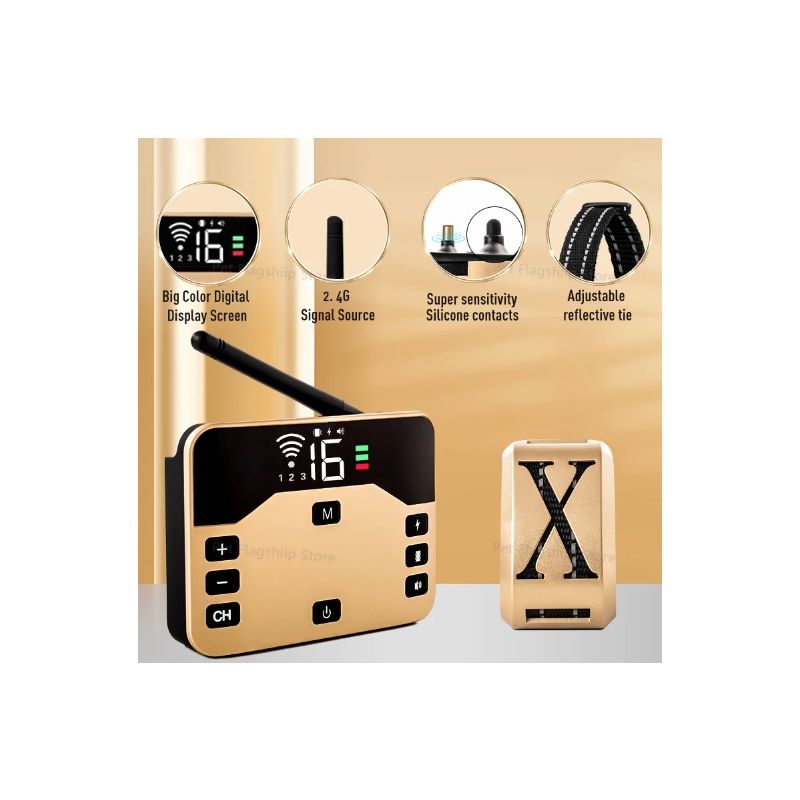 Trådløst Elektronisk Hegn med Elektrisk Stødhalsbånd Ergonomisk Design til Kæledyrssikkerhed og Træning