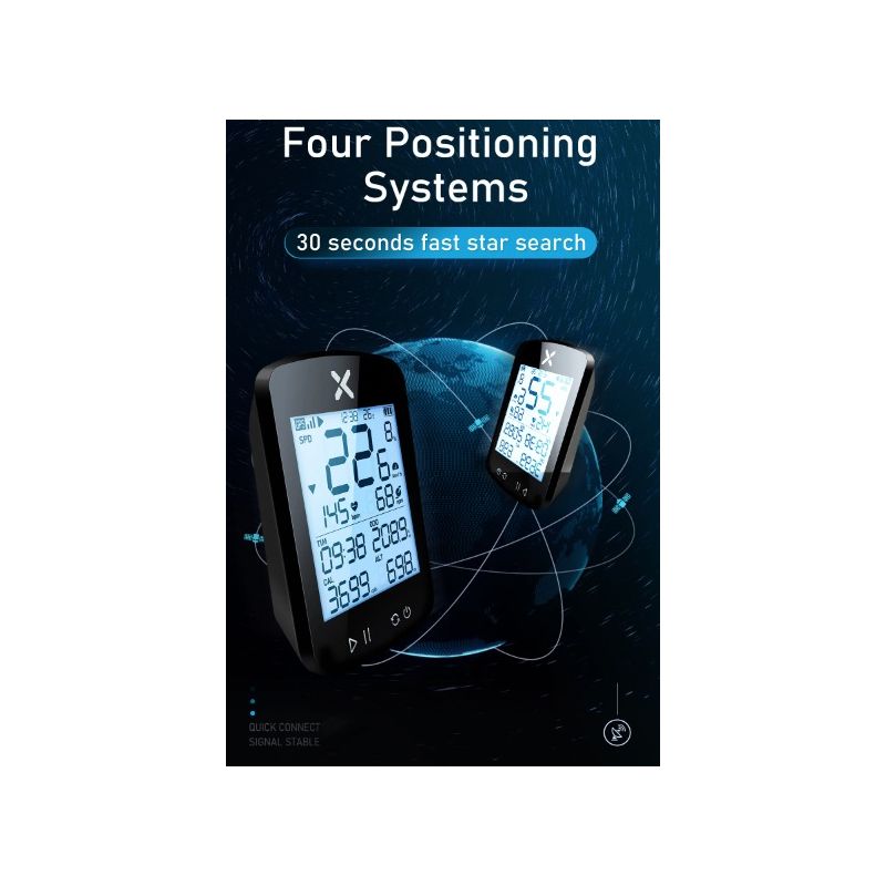 Oplev XOSS G+ G2 GPS cykelcomputer Cykeltrådløst speedometer med brugerdefineret display kadencesensor