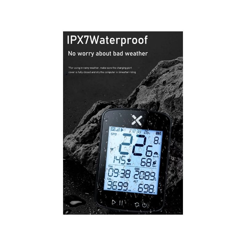 Oplev XOSS G+ G2 GPS cykelcomputer Cykeltrådløst speedometer med brugerdefineret display kadencesensor