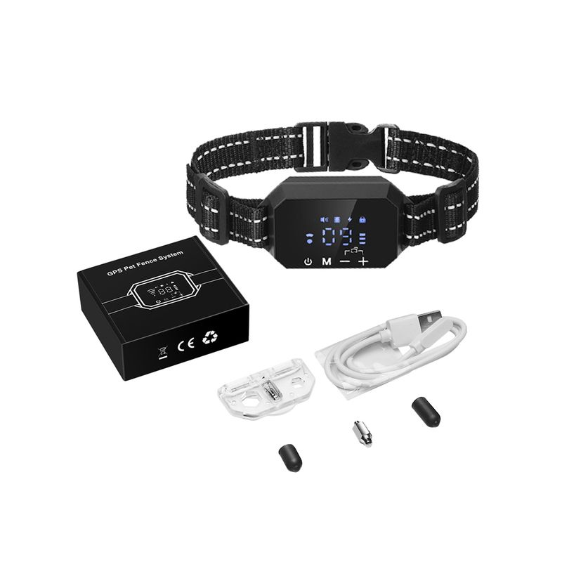 GPS trådløst hundehegn med 3280 fod rækkevidde udendørs kæledyrshegning og vandtæt hundetræningshalsbånd
