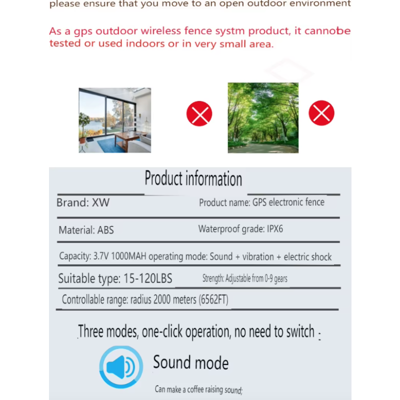 GPS Trådløst Hundehegn System med OLED Skærm Hundetrænings Halsbånd og Automatisk Gøende Stop Enhed