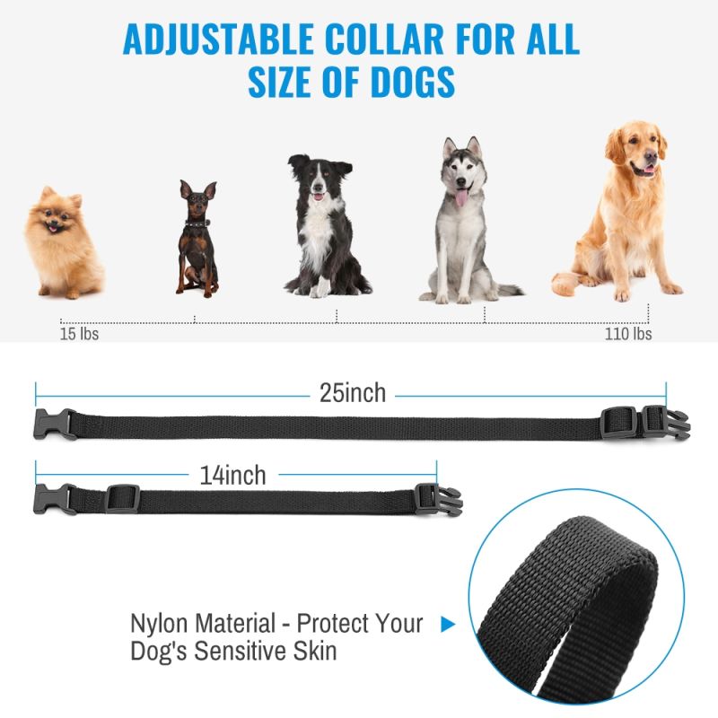 Petrainer 998D Elektrisk Hundetræningskrave med Fjernbetjening 300m Rækkevidde LCD Skærm Vandtæt Modtager