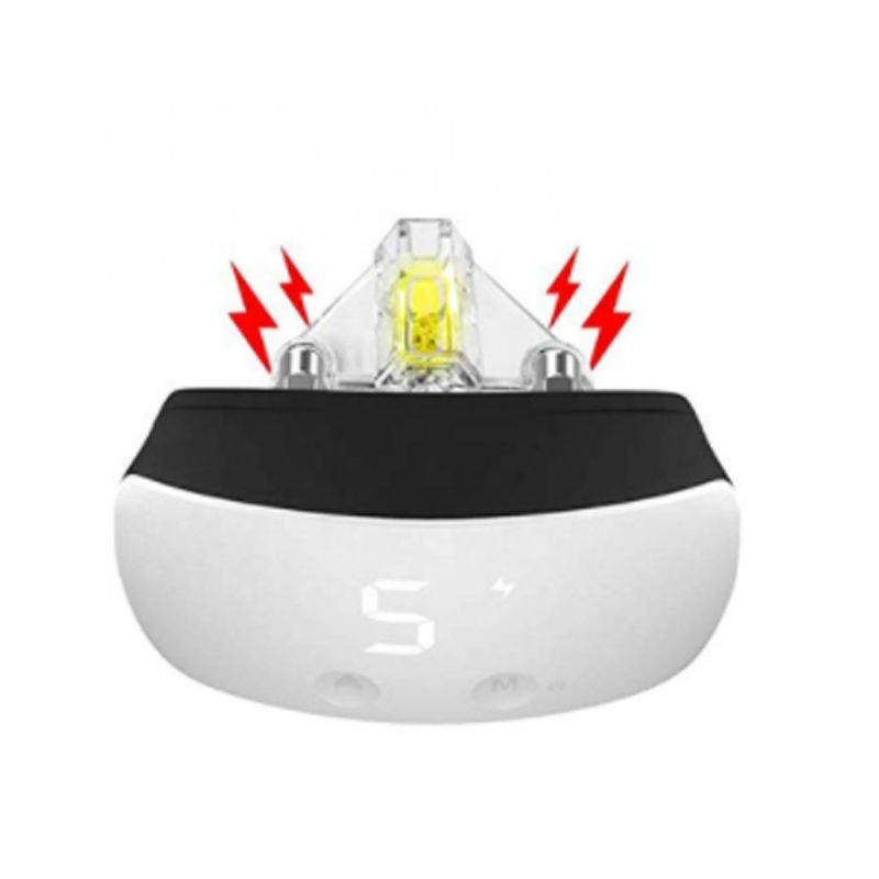 Bærbar IP67 vandtæt hund bark chok krave med justerbar intensitet effektivt kæledyrsudstyr til træning