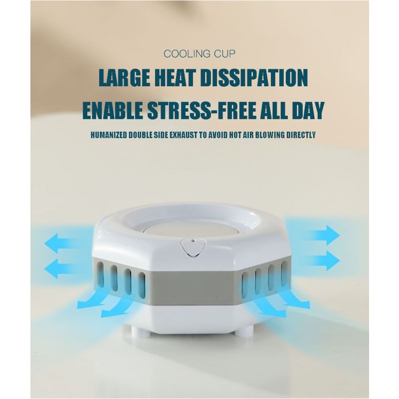 Instant Cooler-Cup Cooler elektrisk sommerdrikkekøler med hurtig temperaturreduktion bærbar køleløsning