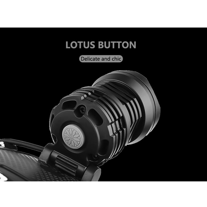 Mest kraftfulde XHP70 LED forlygte 8000 lumen USB genopladelig IPX5 vandtæt perfekt til natfiskeri