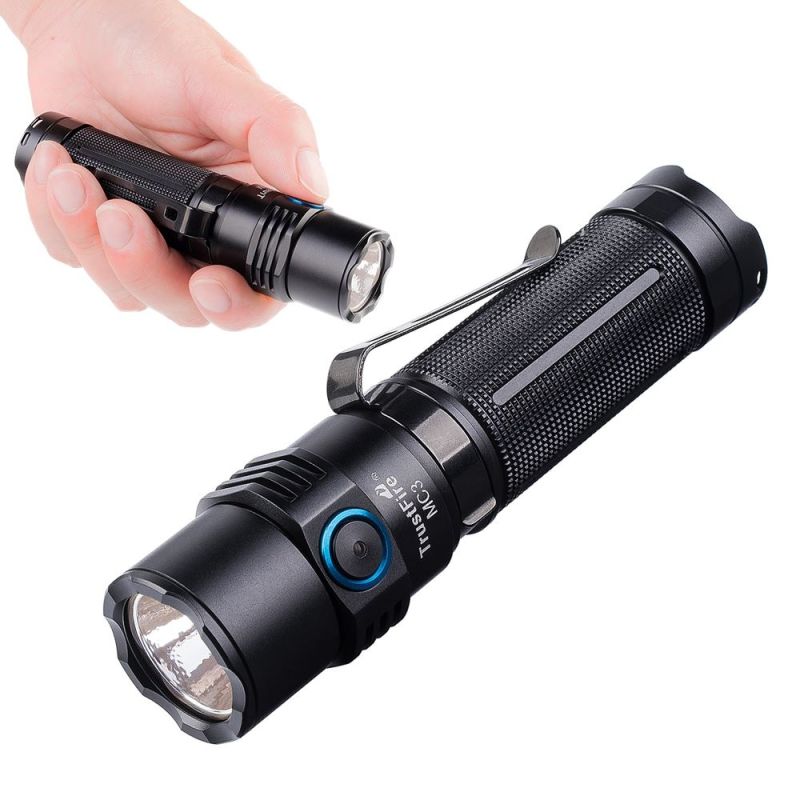 TrustFire MC3 XHP50 2500 lumen LED lommelygte USB magnetisk opladning IP68 vandtæt outdoor lyseffekt