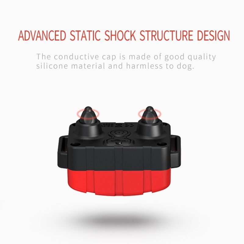 Genopladelig vandtæt hundekrave til adfærdskorrektion justerbare chokniveauer effektivt hunde træningsværktøj