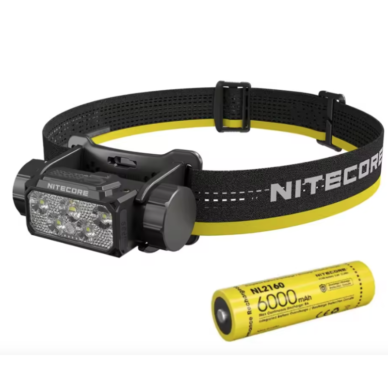 NITECORE HC70 genopladelig pandelampe 1600 lumen USB-C robust konstruktion til vandreture og arbejdspladsen