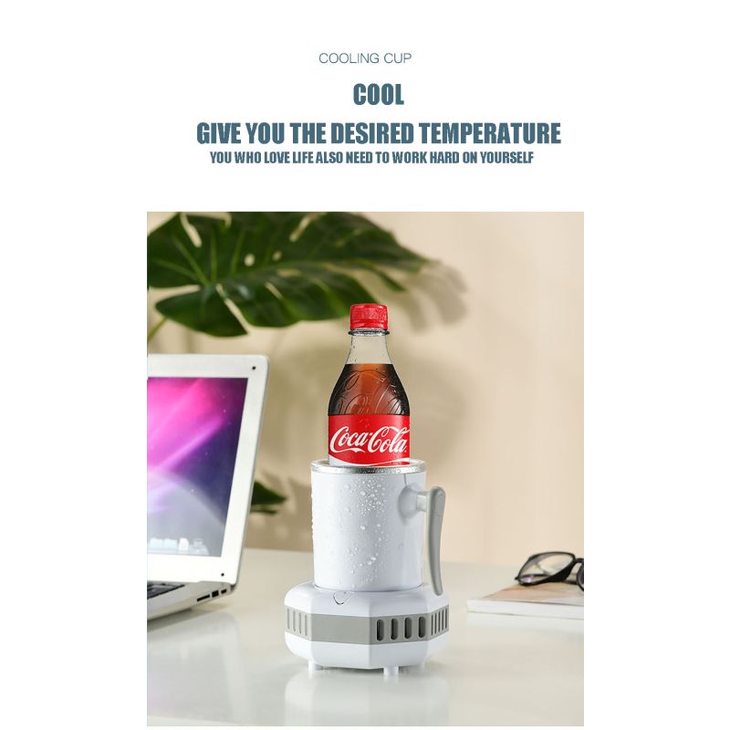Instant Cooler-Cup Cooler elektrisk sommerdrikkekøler med hurtig temperaturreduktion bærbar køleløsning