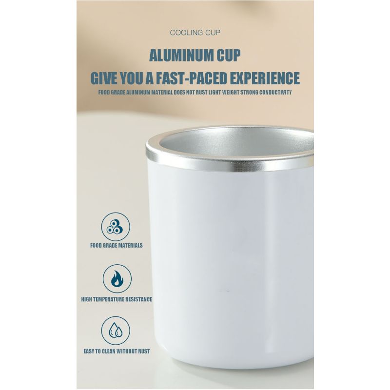 Instant Cooler-Cup Cooler elektrisk sommerdrikkekøler med hurtig temperaturreduktion bærbar køleløsning