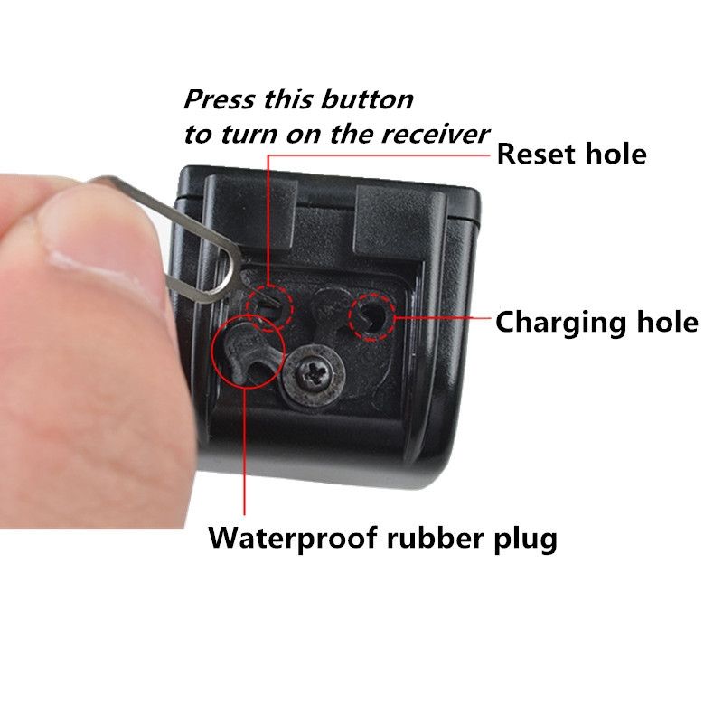 300m elektrisk vandtæt hundetræningskrave med LCD fjernbetjening til lydig træning af to hunde udendørs