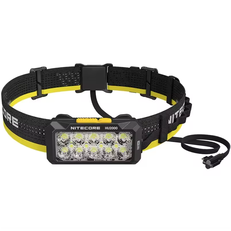NITECORE HU2000 LED arbejdslygte 2000 lumen USB-C opladning 160 meter rækkevidde letvægts og genopladelig