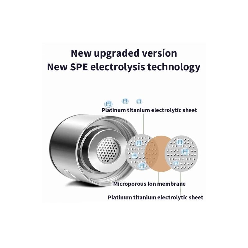 Bærbar Hydrogen Generator Vandflaske 420ml for Sundhed og Velvære med Superantioxidanter og Cellulær Sundhed