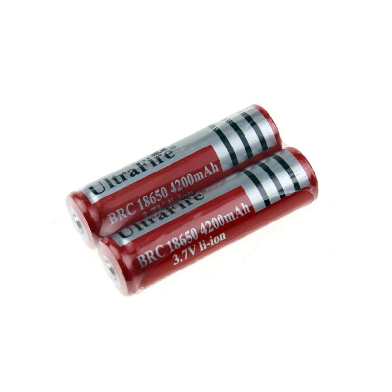 Ultrafire BRC 4200mAh 3.7V Li-ion genopladeligt 18650 batteri til udendørsudstyr hurtig opladning højkapacitets