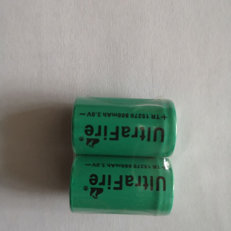 Ultrafire TR 15270 800mAh 3.0V genopladeligt Li-Ion batteri miljøvenligt pålidelig energikilde til enheder