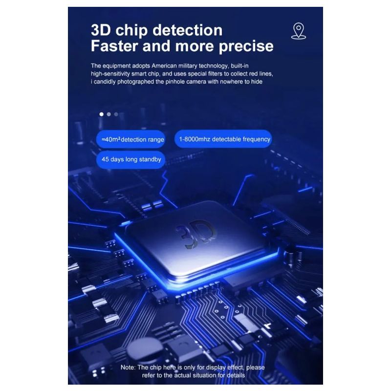 K19 Trådløs RF-signaldetektor GPS Tracker med infrarød scanning og LCD-skærm for personlig sikkerhed