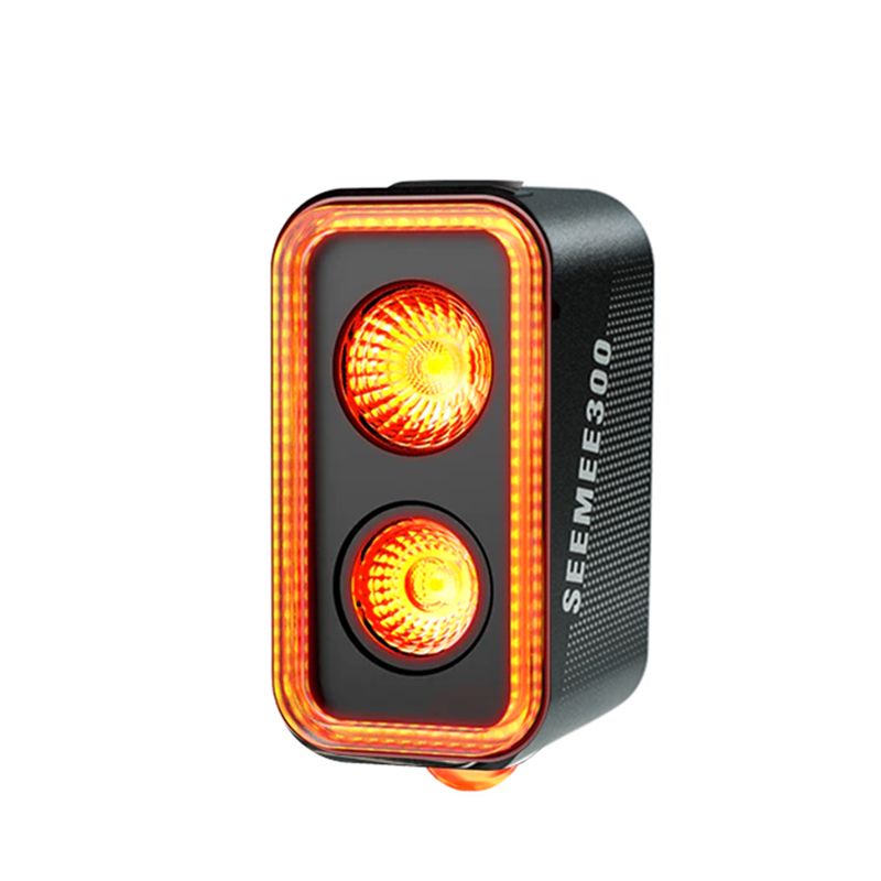 Magicshine SEEMEE300 Smart Baglygte 300 Lumen IPX6 Vandtæt LED for Cykelsikkerhed og 360° Synlighed