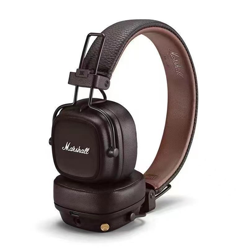 Marshall Major IV Bluetooth-hovedtelefoner med signaturlyd og dyb bas til musikentusiaster trådløs opladning