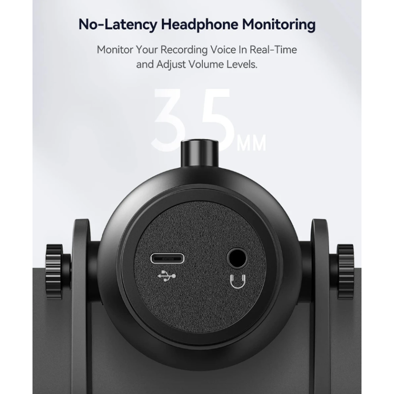 MU900PRO RGB USB-mikrofon til streaming dynamisk RGB belysning høj lydkvalitet kardioid opsamlingsmønster