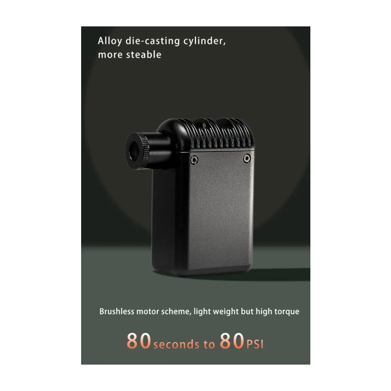 A2 Mini Elektrisk Luftpumpe Trådløs Bærbar Cykel Inflator Letvægt Cykeltilbehør Presta Schrader Ventil