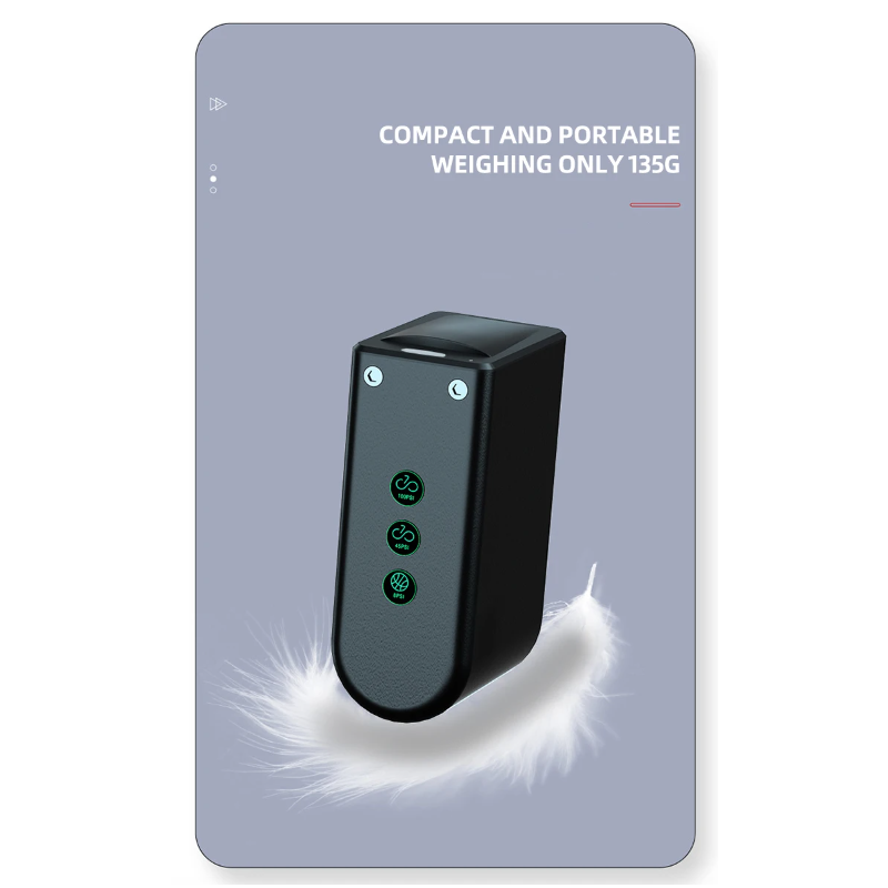 Mini Cykelpumpe Bærbar Elektrisk Luftpumpe Letvægts Dækpumpe Med Højpræcision Tryksensor Elegant Design