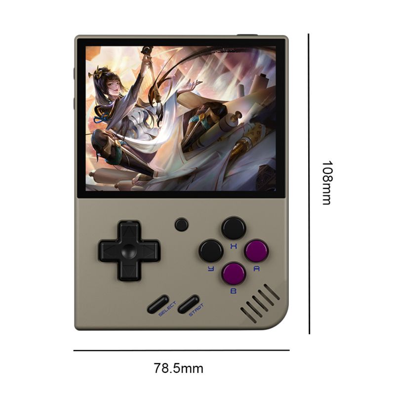 MIYOO Mini Plus Bærbar Retro Håndholdt Spilkonsol 3.5-tommer IPS Skærm til Gaming På Farten