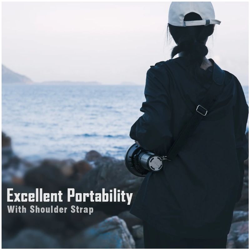 IMALENT MS32 200000 lumens LED lommelygte høj lysstyrke med aluminiumslegering for natte-synlighed og eventyr