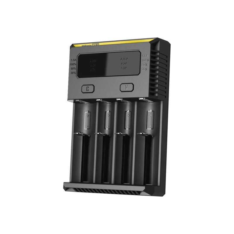 Nitecore New I4 Li-Ion batterioplader med smart opladningsteknologi kompatibilitet og sikker opladning