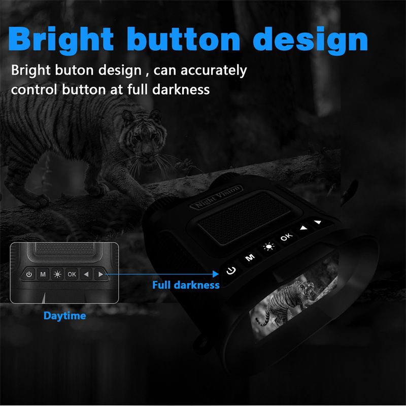 Kikkert Natkikkert DT29 850nm Infrarød 1080P HD 8X Digital Zoom Perfekt til Dyrelivs Observation 350m Udendørs