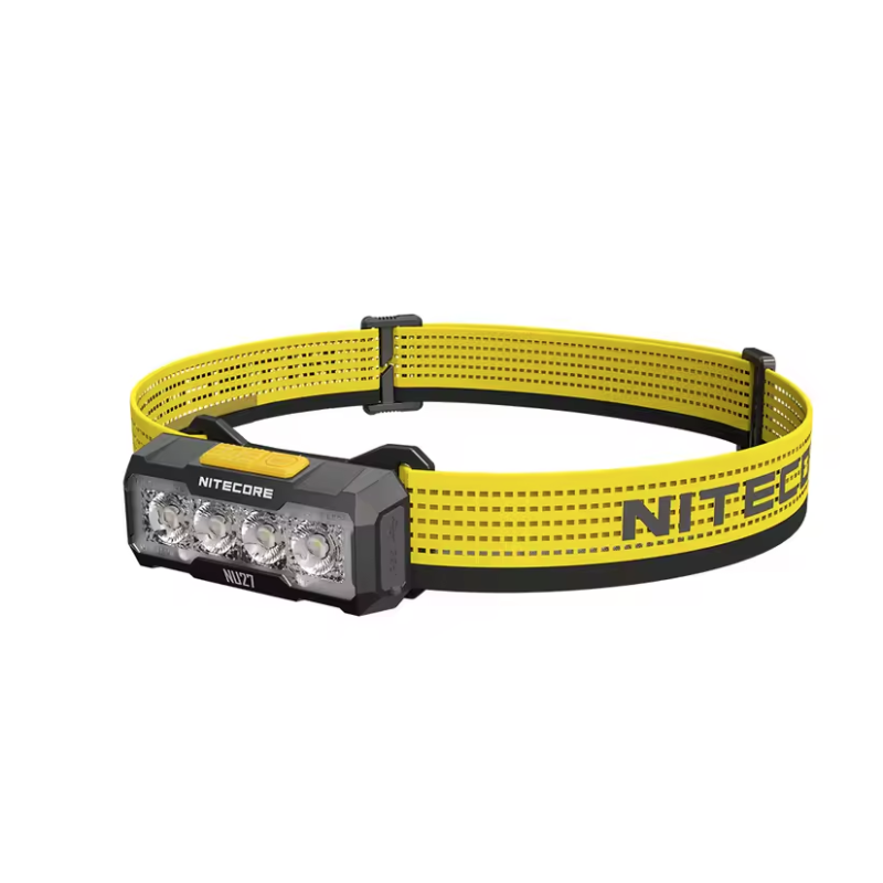 NITECORE NU27 LED genopladelig pandelampe 600 lumen ideel til camping trailløb letvægtsdesign udendørs eventyr