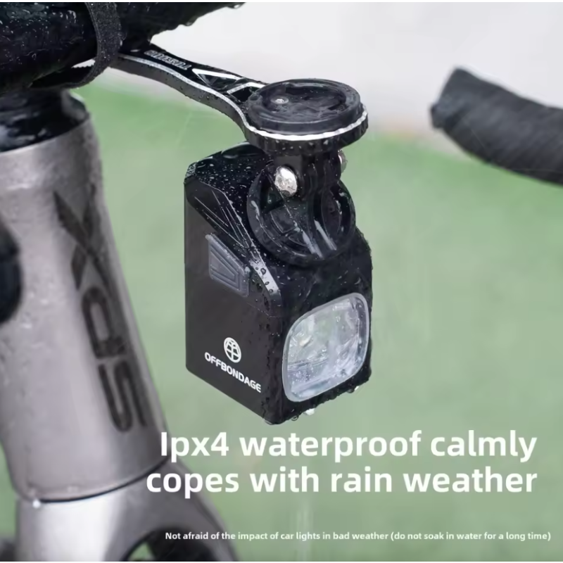 OFF-N5 1000 lumen Cykellygte | USB-opladning MTB & landevejscykling Forlygte | IPX4 holdbar