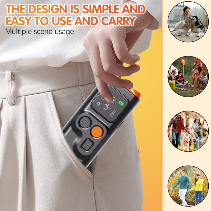 Bark Guard: Effektiv Hundeafskrækker – Ultralyd, HD Skærm & LED! Stop dårlig opførsel!