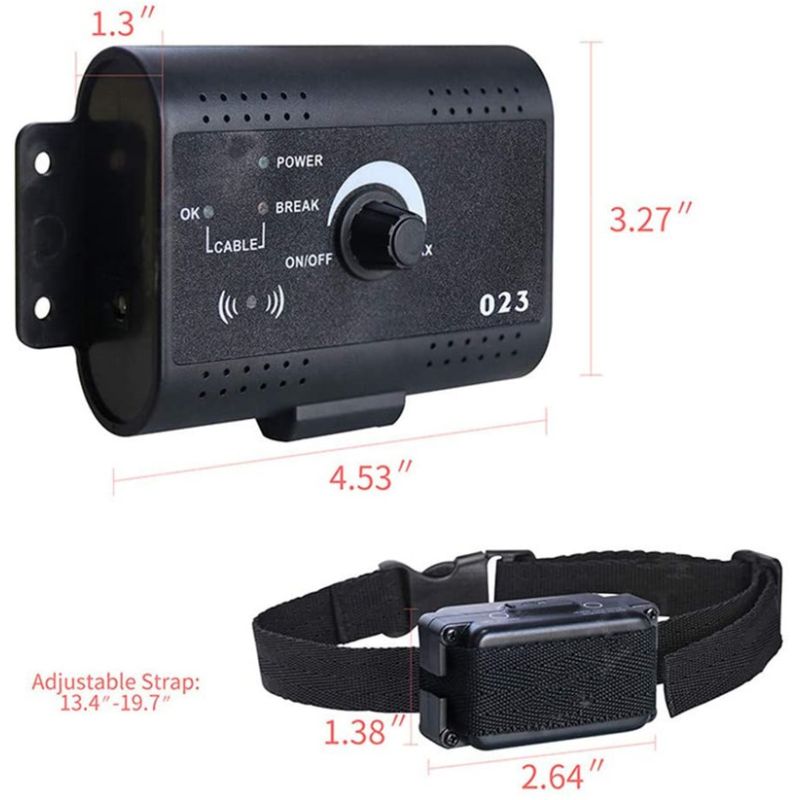 Elektrisk Kæledyrshegn Usynligt Trådløst Hundehegn med Justerbar Rækkevidde og Magnetisk Felt Induktion