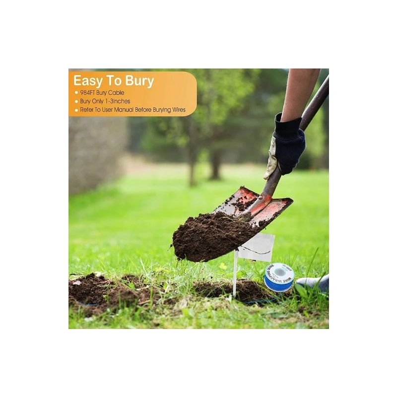 Elektrisk Kæledyrshegn Usynligt Trådløst Hundehegn med Justerbar Rækkevidde og Magnetisk Felt Induktion