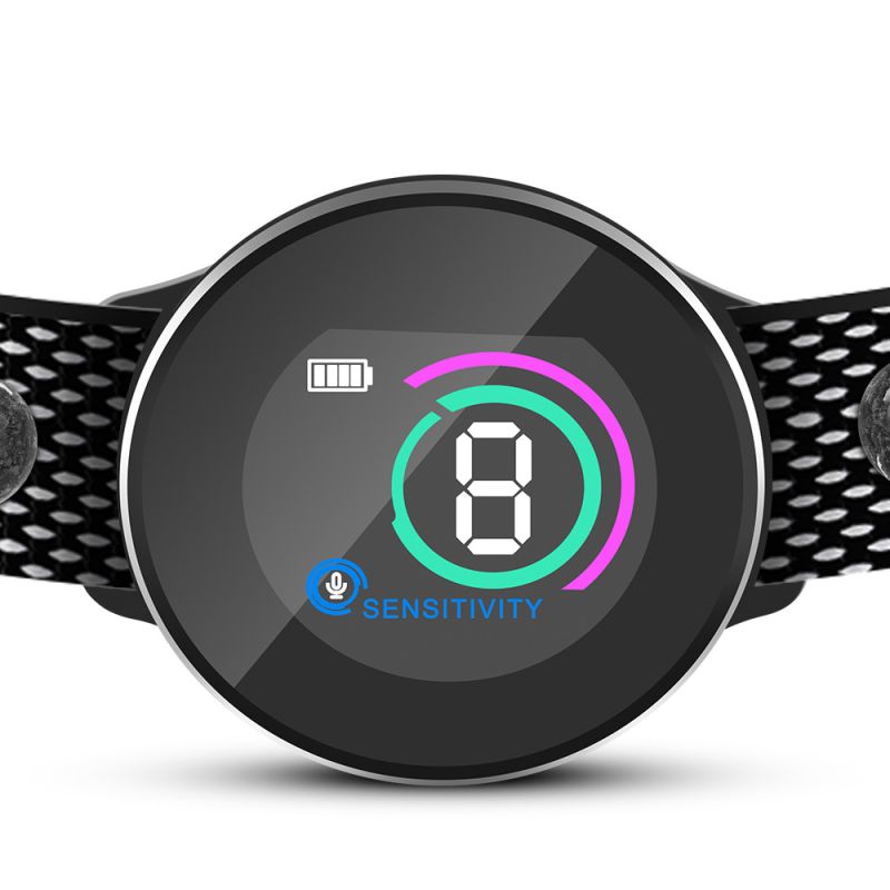 Color Screen Stopper Trainer Hundetræningsapparat med Gøen Genkendelseschip og Smart Strømstyring