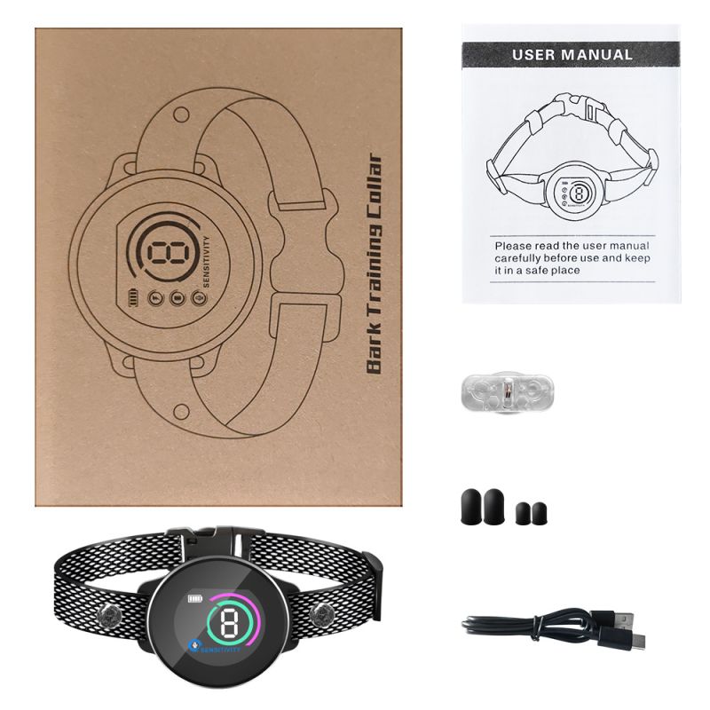Color Screen Stopper Trainer Hundetræningsapparat med Gøen Genkendelseschip og Smart Strømstyring
