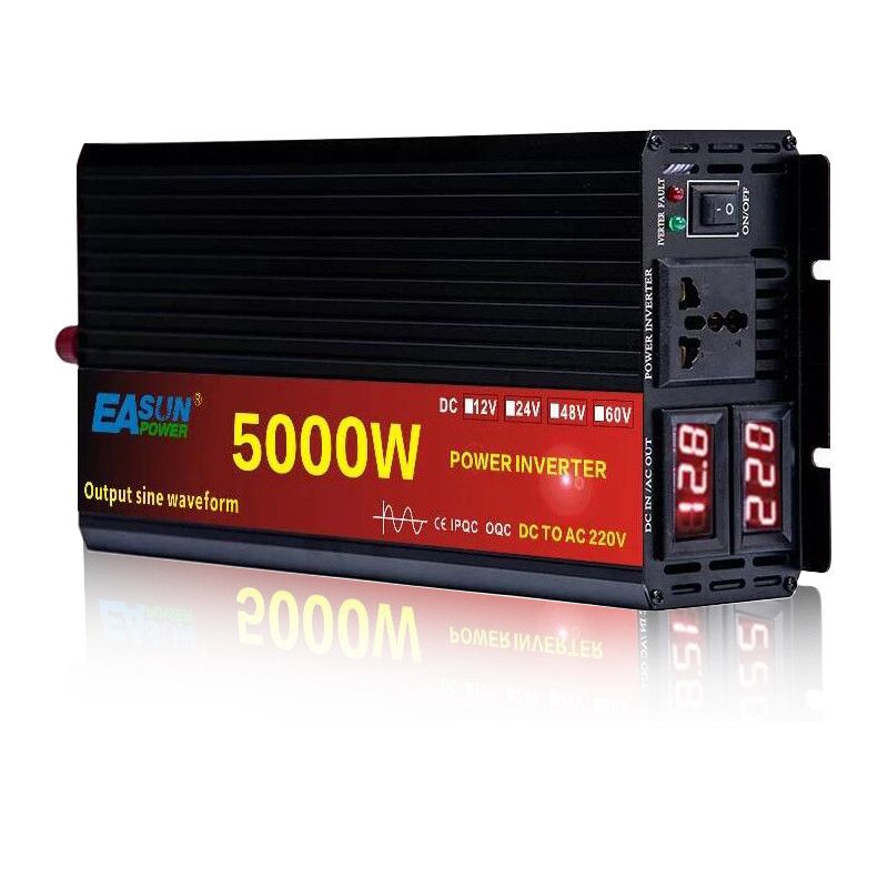 EASUN Ren Sinus Bølge Power Inverter 2000W/3000W/4000W/5000W 12V/24V til 220V Højtydende og Energieffektiv