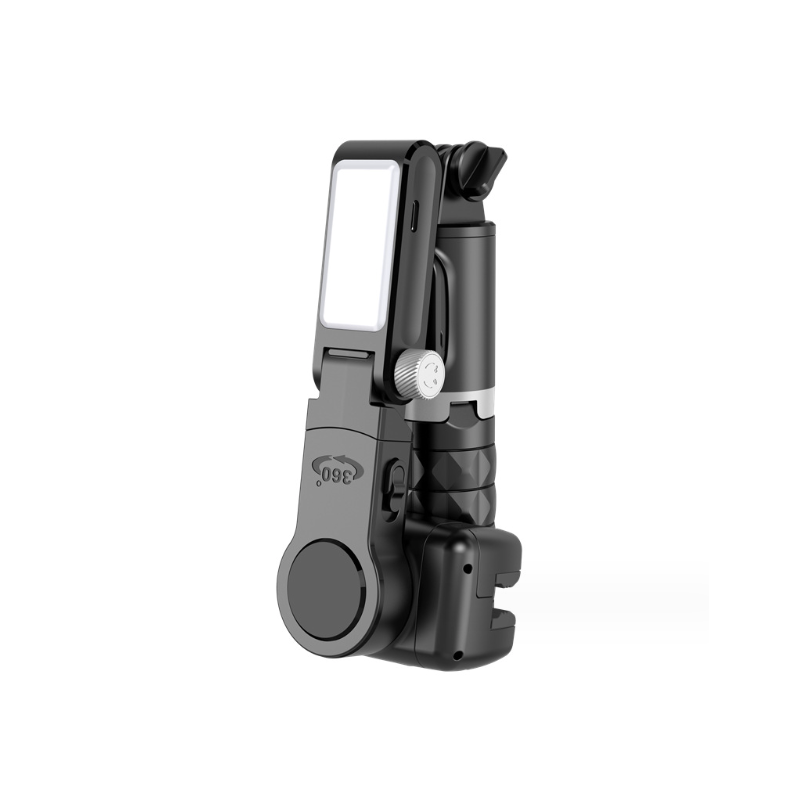 Oplev Q18 Selfie Stick 360 graders rotation med smart tracking innovativt design og stativ til smartphones