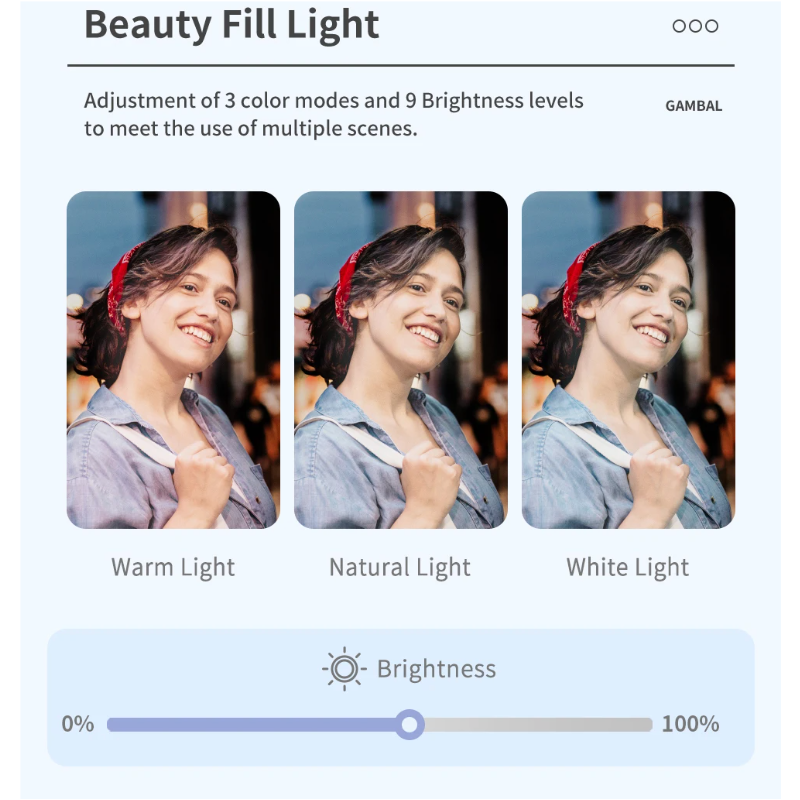 Oplev Q18 Selfie Stick 360 graders rotation med smart tracking innovativt design og stativ til smartphones