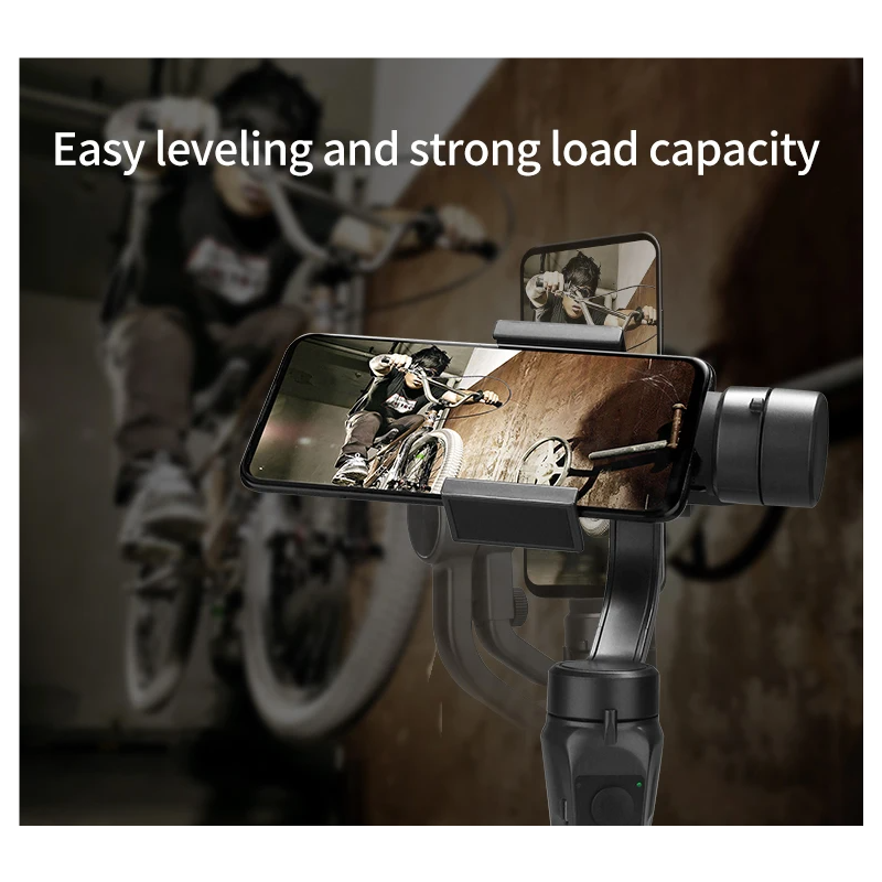 F6 3 Akse Gimbal Håndholdt Stabilisator til Smartphone og Action Kamera Anti Rystelser Videooptagelse