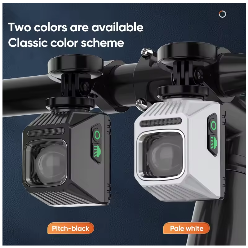 NiteBeam CL1600 cykel forlampe til MTB natridning dobbel knap kontrol Type-C opladning og 9 lys tilstande