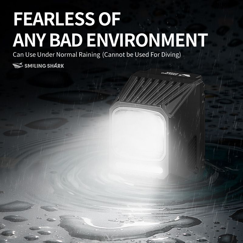 SMILING SHARK EVO1700 Cykellygte USB-C Genopladelige LED Forlygter Flere Lysindstillinger Vandtæt Cykelsikkerhed