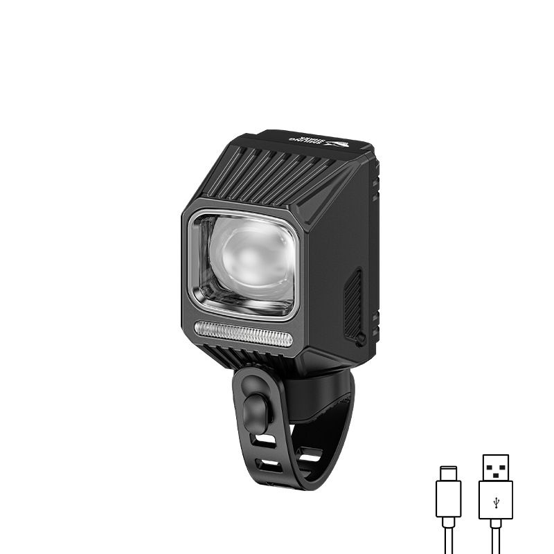 SMILING SHARK EVO1700 Cykellygte USB-C Genopladelige LED Forlygter Flere Lysindstillinger Vandtæt Cykelsikkerhed