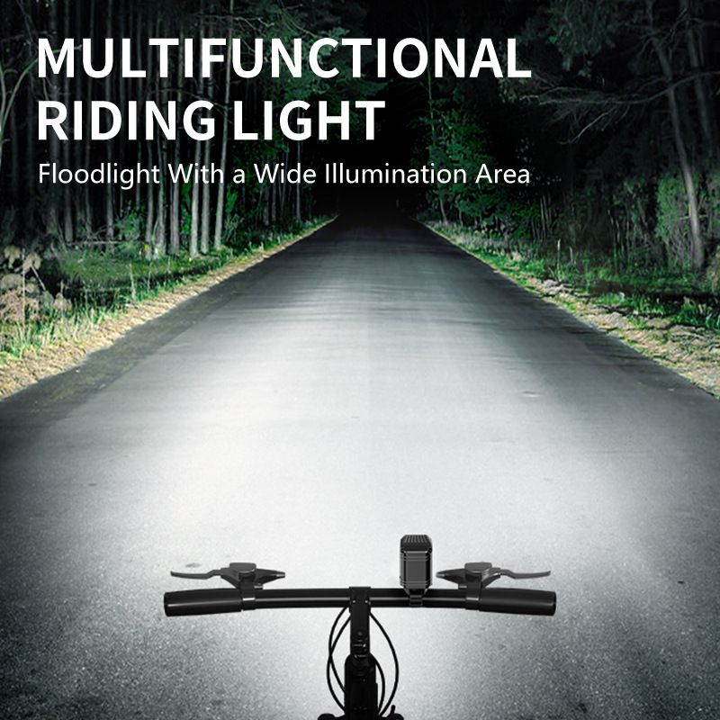 SMILING SHARK EVO1700 Cykellygte USB-C Genopladelige LED Forlygter Flere Lysindstillinger Vandtæt Cykelsikkerhed