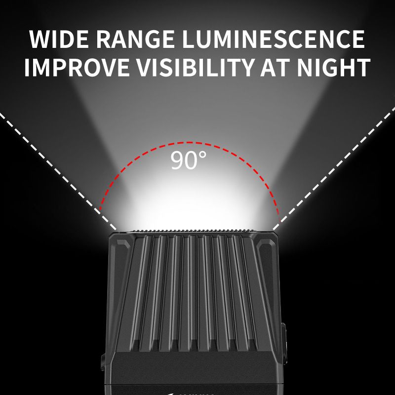 SMILING SHARK EVO1700 Cykellygte USB-C Genopladelige LED Forlygter Flere Lysindstillinger Vandtæt Cykelsikkerhed