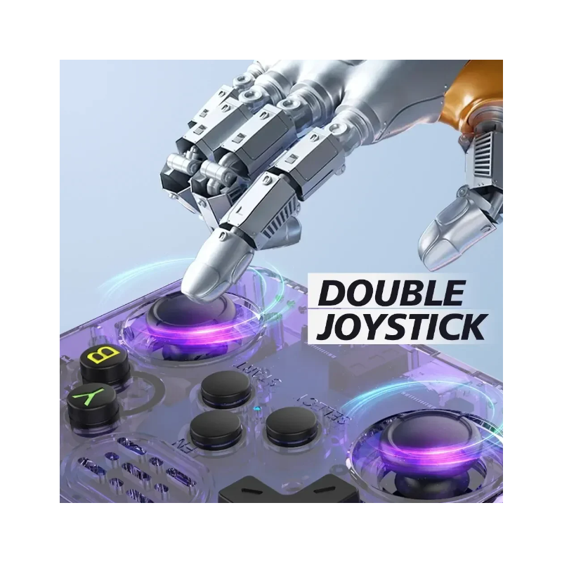 R36S Retro Håndholdt Videospilkonsol med 3,5-tommer IPS Skærm Bærbar Gaming med 10.000 Spil Linux System