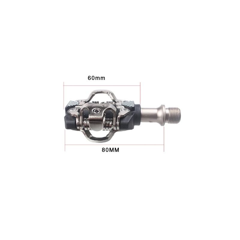 RACEWORK Letvægts MTB-pedal Selvlåsende SPD-pedaler Holdbar Kromstål Ideel til Mountainbike Terrænkørsel